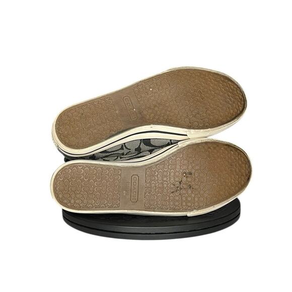 Womens Coach Bonney Signature Canvas Twill High-Top Sneakers Size 6.5 - Picture 5 of 6